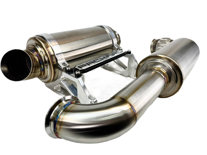 Packard Performance 3" Turbo Back Exhaust (Dual Muffler) for Can-Am X3