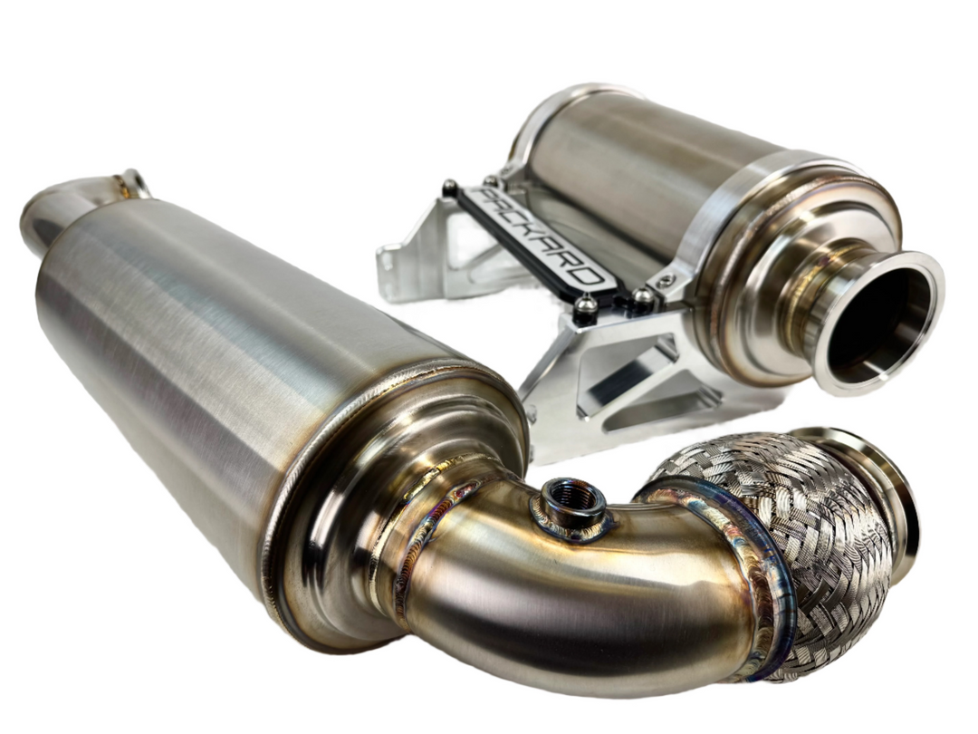 Packard Performance 3" Turbo Back Exhaust (Dual Muffler) for Can-Am X3