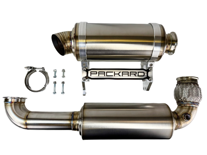 Packard Performance 3" Turbo Back Exhaust (Dual Muffler) for Can-Am X3